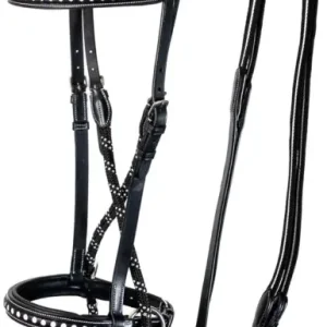 Markenprodukt F.R.A. Gebisslose Trense Taiga schwarz, Pony