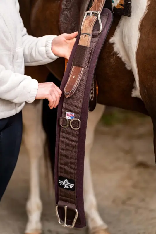 Abverkauf Professional's Choice SMx Western Cinch Sattelgurt braun, 32"