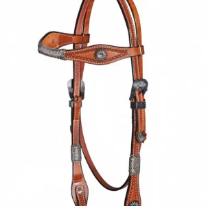 XL-Westerntrenszaum Rawhide Braided X-Full Warmblut extra / Kaltblut Saisonangebot