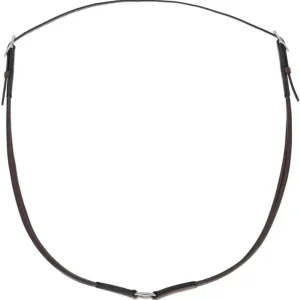QHP Leder Halsring Liberta braun, Cob = Vollblut Markenprodukt
