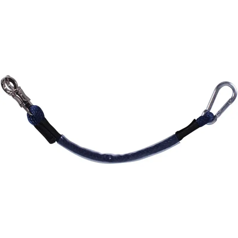 Zertifiziert QHP Hänger-Anbindestrick 60cm navy