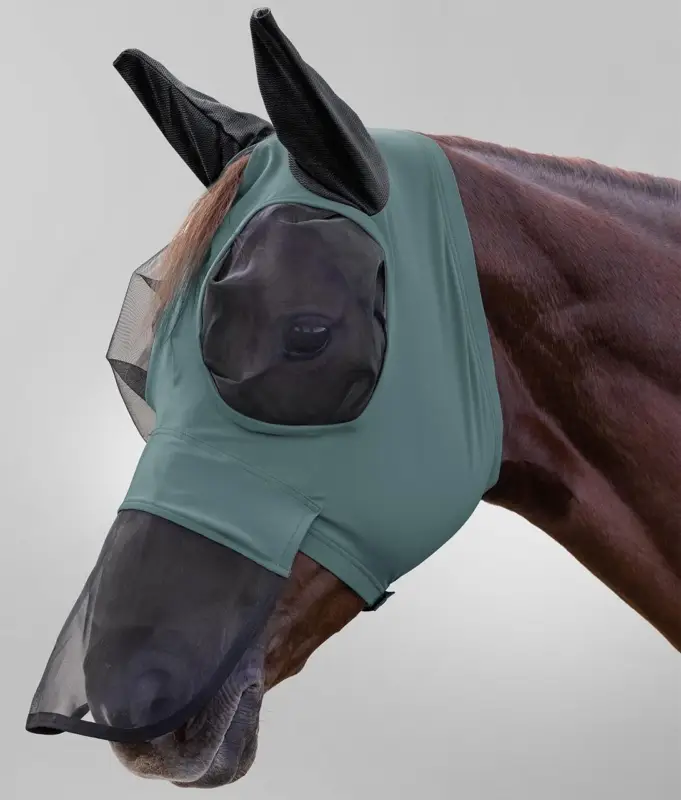 Waldhausen Fliegenmaske Puck mit Nasenschutz pinie, XWB Heißes Angebot