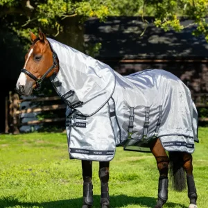 Saisonangebot LeMieux Kudos AeroGuard Fliegendecke silber, 110 cm