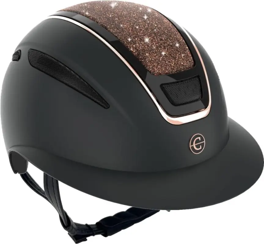 Billig Covalliero Reithelm Elite Polo rosegold, S 53-55cm