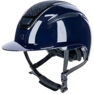 Ausverkauf Covalliero Reithelm Elite Polo lackblau, S 53-55cm
