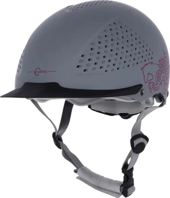 Direkt Vom Hersteller Covalliero Reithelm Beauty 2.0 grau, 55-59cm