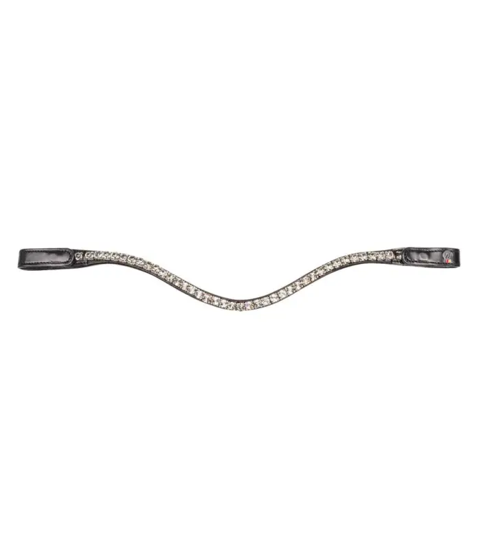 Echt Waldhausen X-Line Stirnband Shine, schwarz silber, VB
