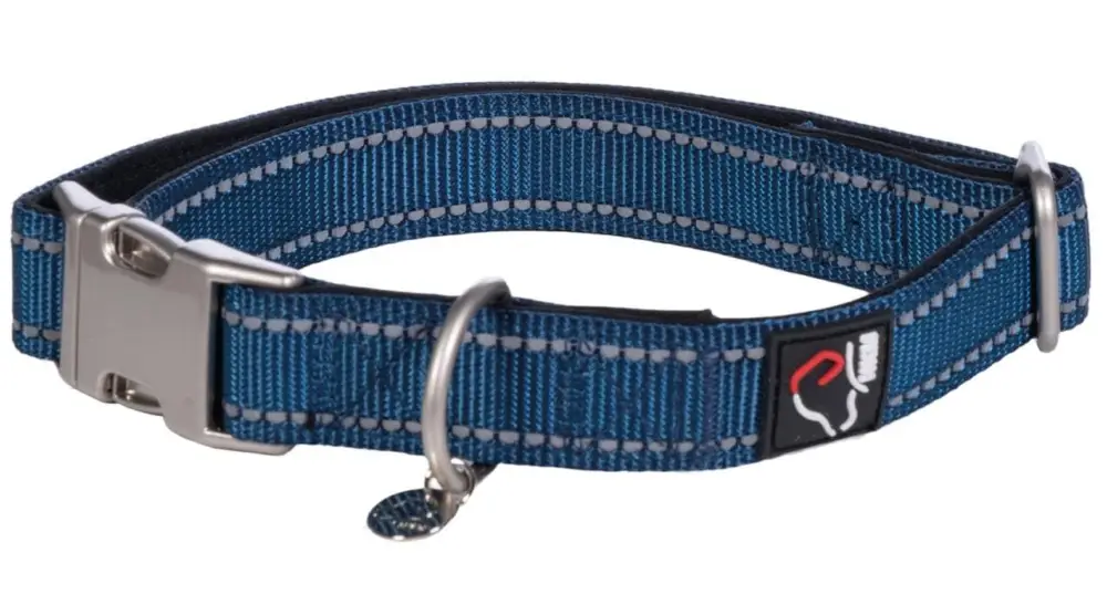 HKM Hundehalsband -Anam Cara- Nylon dunkelblau, S/M Schnäppchen