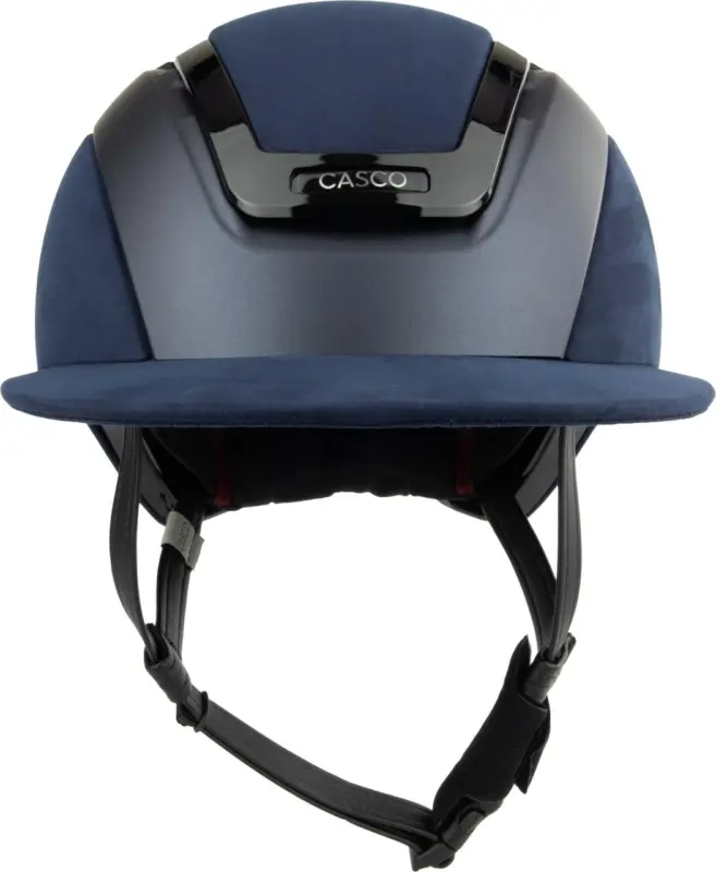 Preisknaller Casco 2025 Reithelm Elite Valiant Blau Wildleder, M (53-58cm)