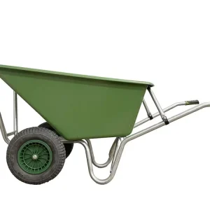 Bestpreis Growi Compactkarre PE 170 Liter grün, 2-rädrig