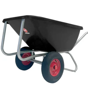 Zertifiziert Growi Compactkarre BIG BEN 180 Liter schwarz, 2-rädrig