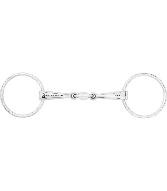 Waldhausen Olivenkopfgebiss anatomisch doppelt gebr 12,5 cm - 14 mm Neu