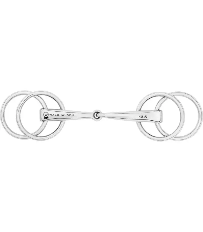 Waldhausen Fahrgebiss mit 4 Ringen 16mm 13,5 cm Heißes Angebot