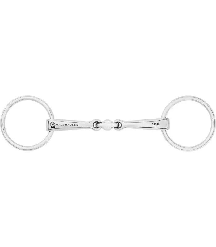 Garantierte Lieferung Waldhausen Unterlegtrense doppelt gebr. 14mm 13,5 cm