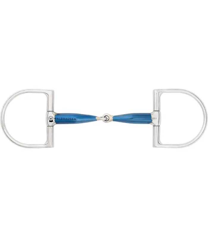 Waldhausen Sweet Iron D-Ring, einfach gebrochen 14,5 cm - 16 mm Knallerangebot