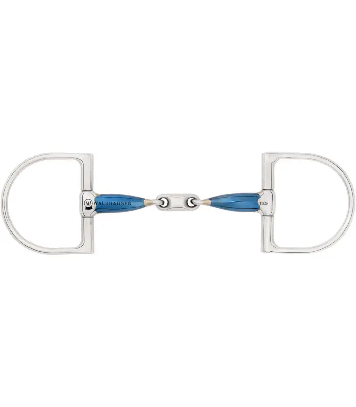 Schneller Versand Waldhausen Sweet Iron D-Ring, doppelt gebrochen 13,5 cm - 16 mm