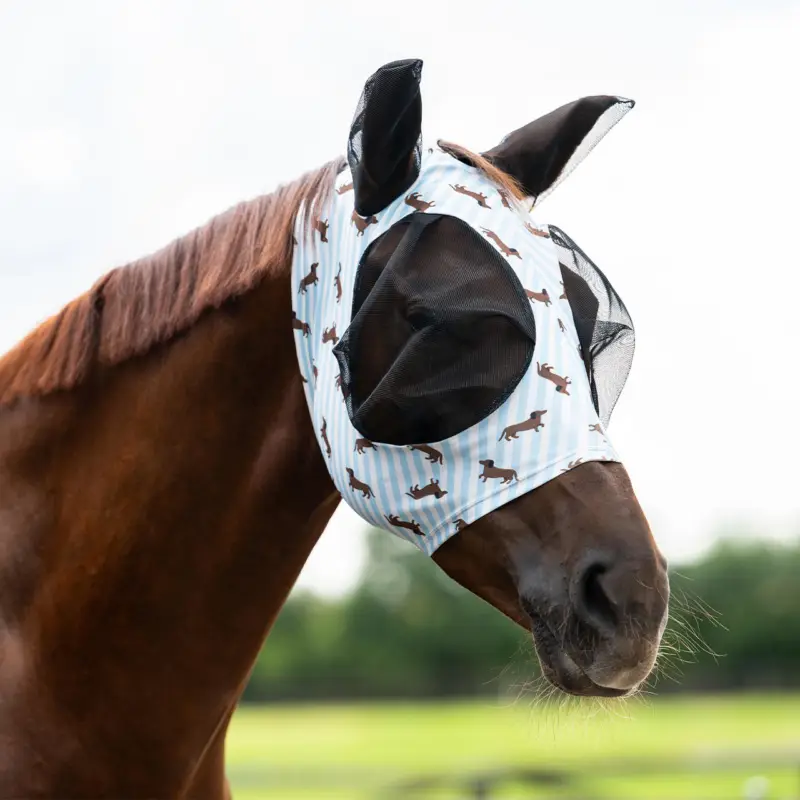 Schnäppchen QHP Fliegenschutzmaske Stable Buddy X-Full Warmblut extra / Kaltblut