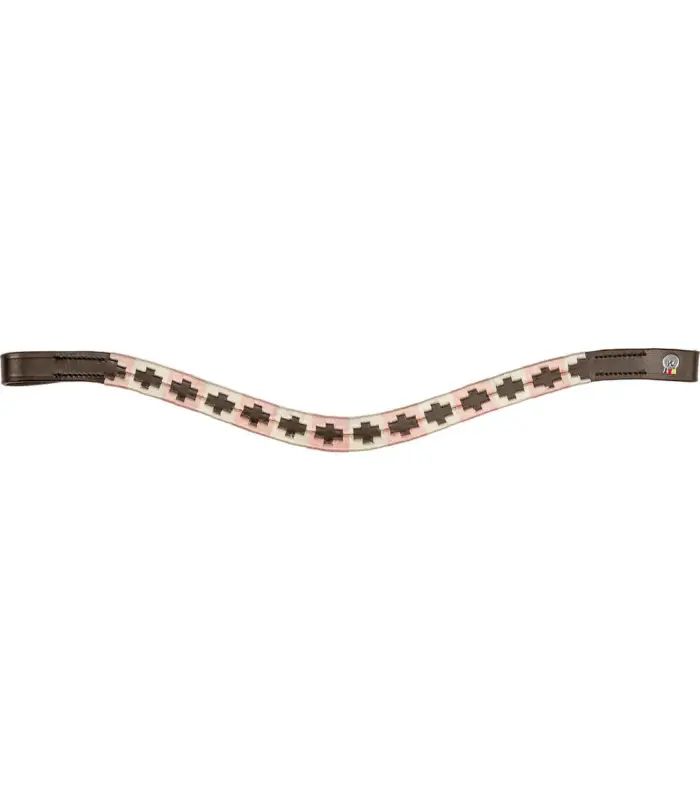 Finale Aktion Waldhausen X-Line Stirnband Polo, braun rosa/beige, VB