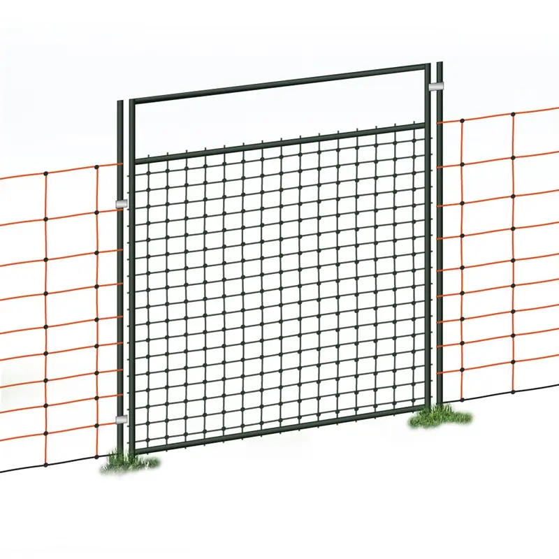 Ausverkauf Tür für Elektrozaunnetze, elektrifizierbar, Komplettset, 105cm