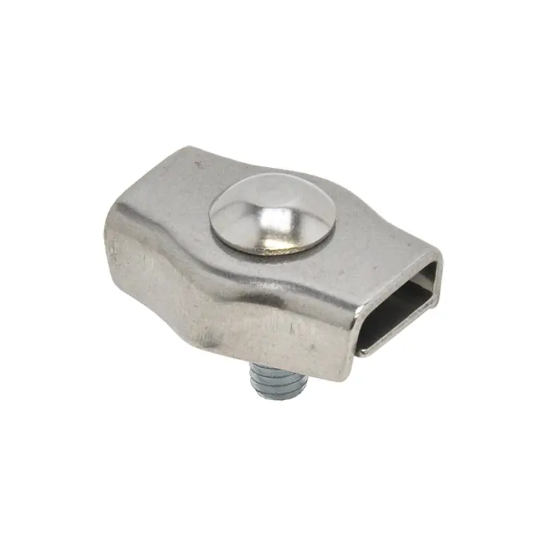 Geprüft 5x VOSS.farming Elektrozaun Verbinder "Simplex" für Seile, 6mm NIRO-EDELSTAHL