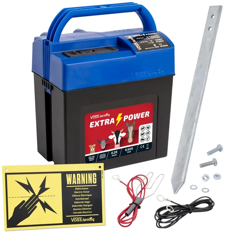 VOSS.farming "Extra Power 9V" - 9V Weidezaungerät Batteriegerät Sichere Zahlung