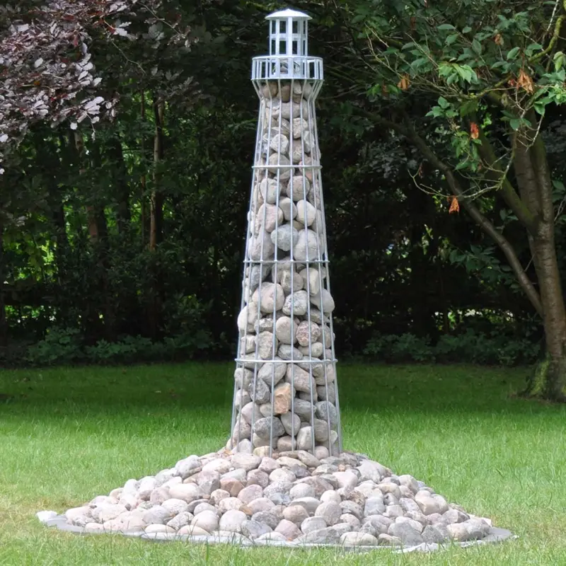 Wochenendangebot VOSS.garden Leuchtturm 180cm, verzinkt, Gartendeko Eisen