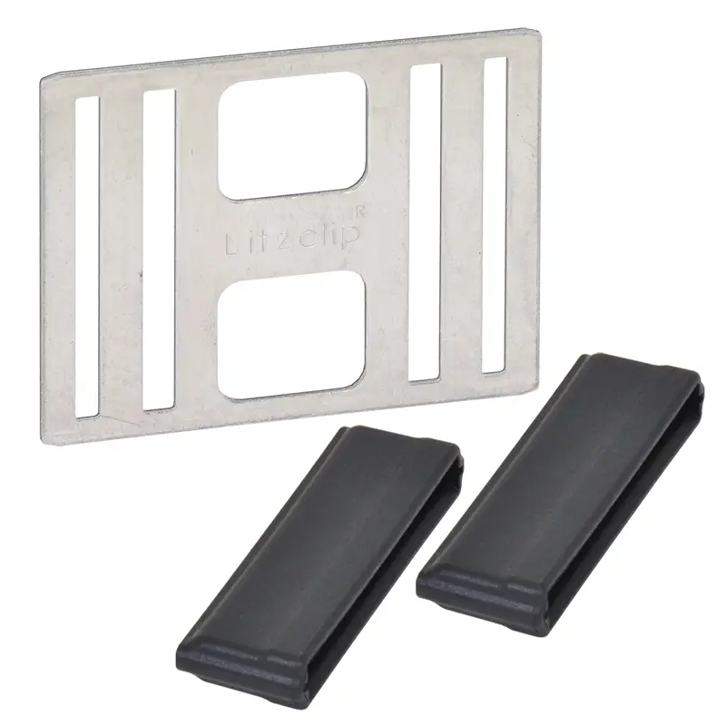 Heißes Angebot 5x Bandverbinder "Litzclip®" für Weidezaunband 40 mm (Edelstahl)