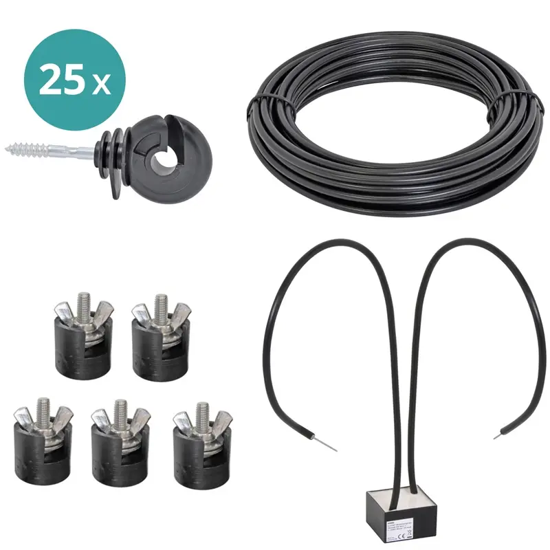 Echt VOSS.farming Set zum Einzäunen von Gräben/Wasserläufen