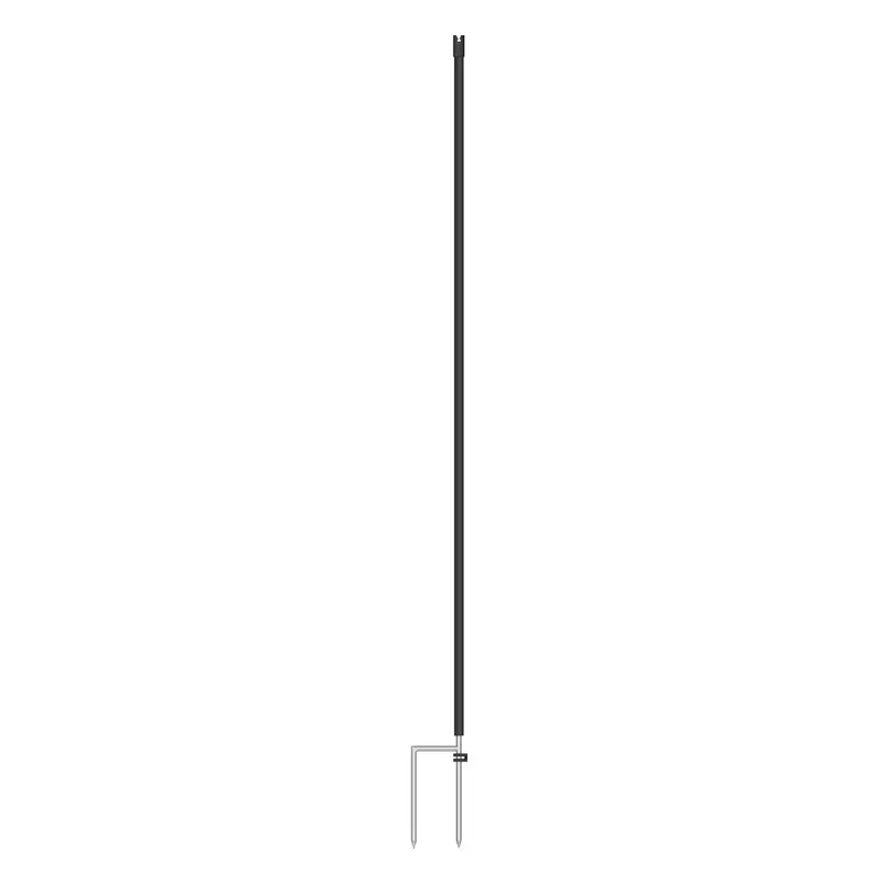 Versand Am Gleichen Tag VOSS.farming Ersatzpfahl für 112cm Netz, 2 Spitzen - schwarz