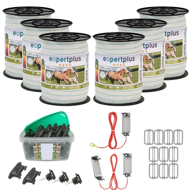 Top-Preis VOSS.farming Wolf-Notfallset für Pferde (fester Zaun 400 m)