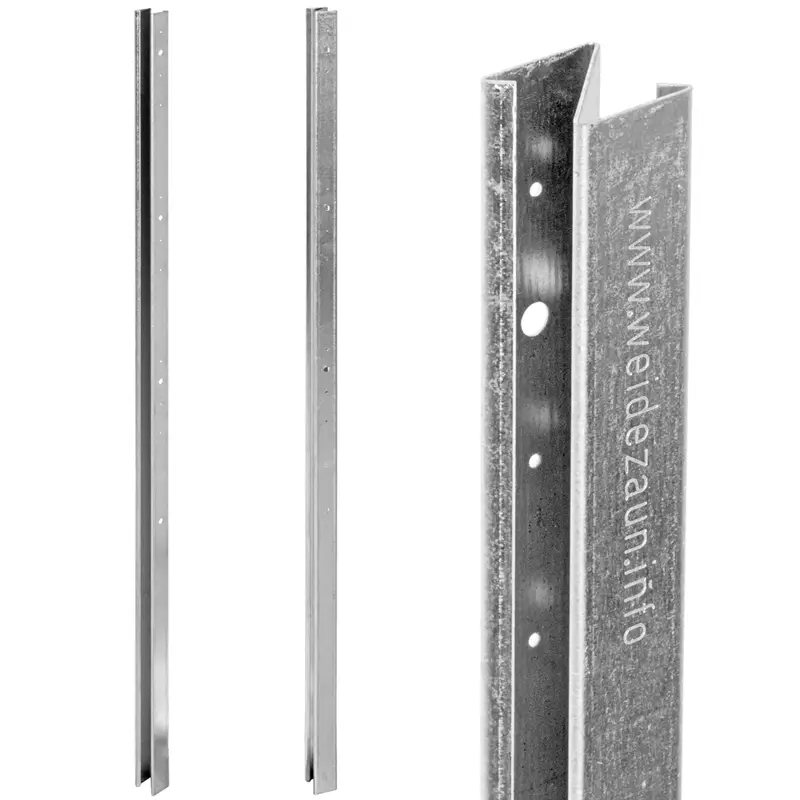 Rabatt 4x VOSS.farming Z-Profil / Z-profilpfahl, 100cm alt. T-Pfosten Festzaunpfahl Weidezaunpfähle