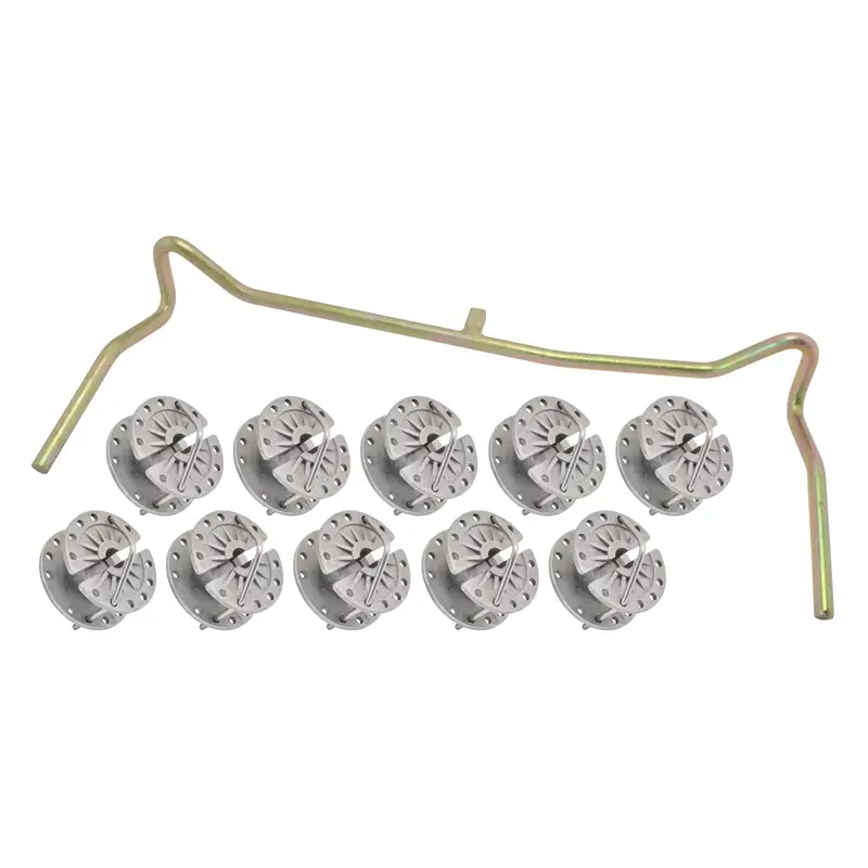 Echt 10x Draht-, und Seilspanner + Bügel, Set