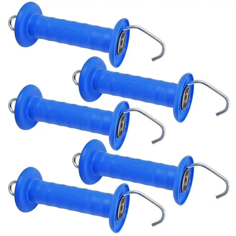 Expressversand 5er Sparpack, Torgriffe, blau, mit Haken
