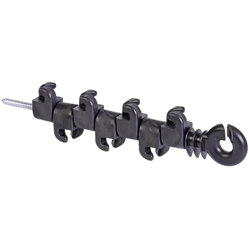 Direktkauf 2x 8er Anfangs-Isolatoren, mit Holzgewinde - Marderabwehr, Waschbärabwehr, Katzenzaun
