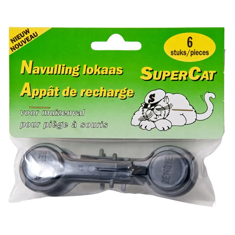 6x Ersatzköder Super Cat für Mausefallen Schneller Versand