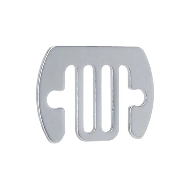 Neue Ware 5x VOSS.farming Elektrozaun Band-Verbinderplatten bis 20mm NIRO-EDELSTAHL