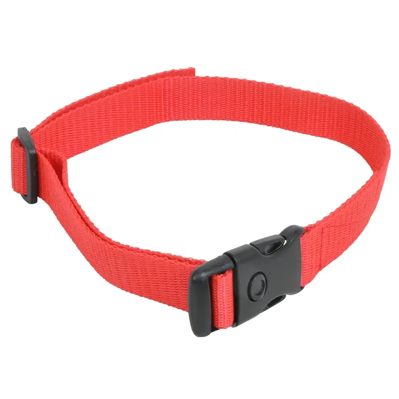 Garantierte Lieferung Nylon Halsband, Dogtrace + PetSafe + Canicom, rot