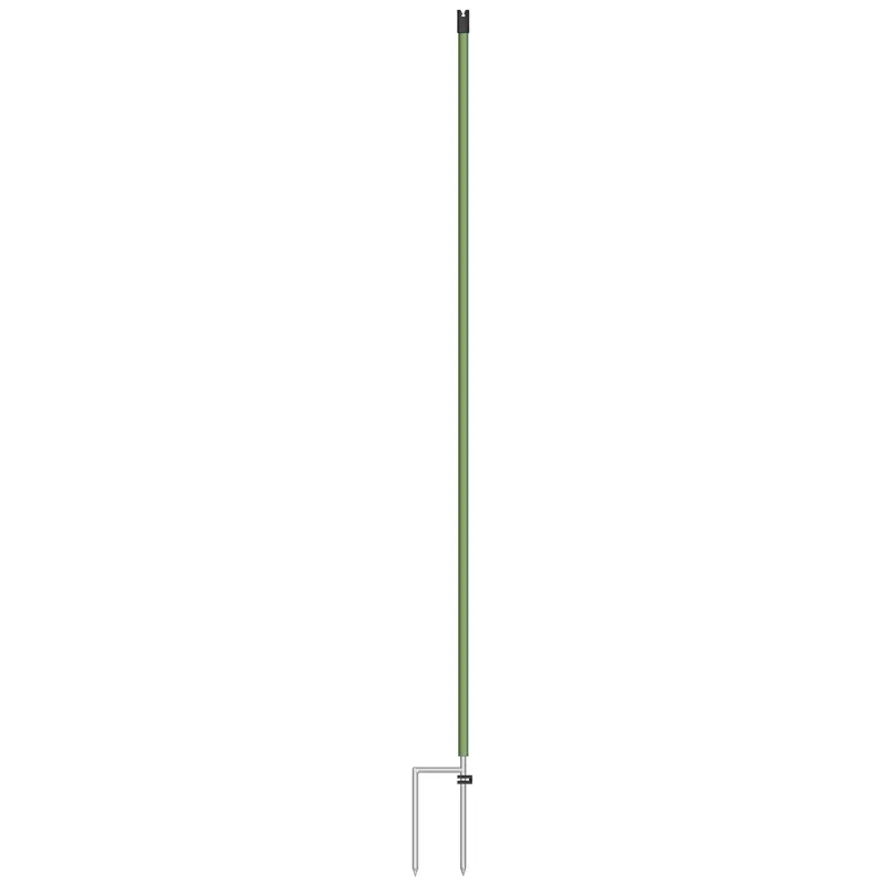 VOSS.farming Ersatzpfahl für 124 cm Netz, 2 Spitzen, grün Zertifiziert