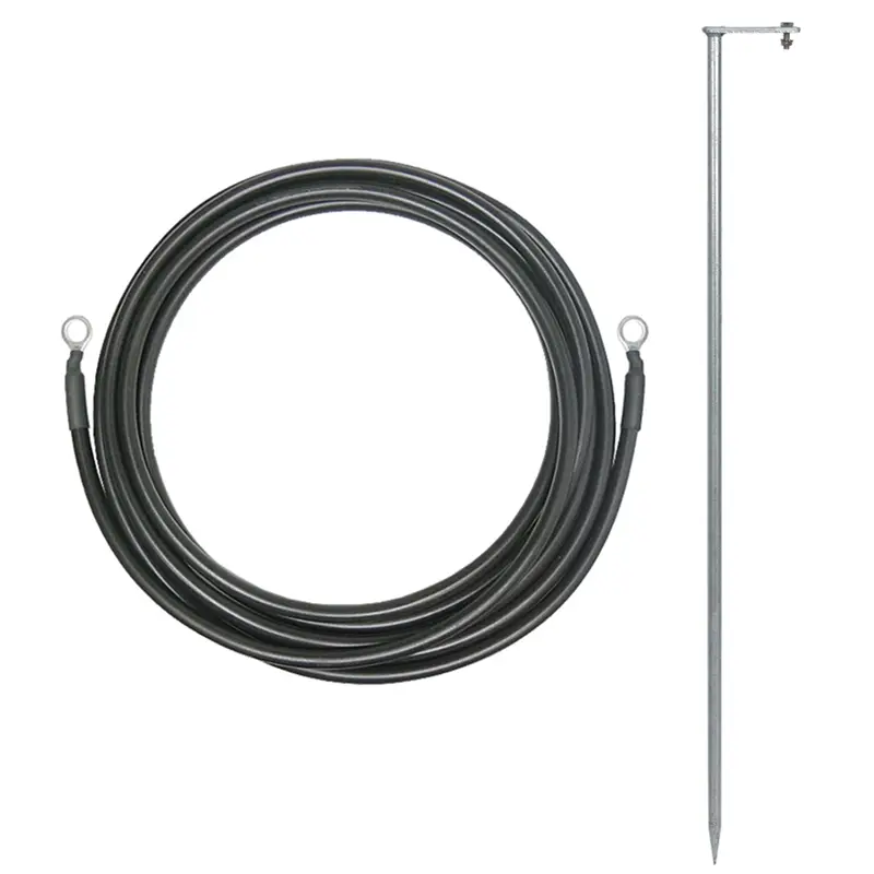 Direkt Vom Hersteller VOSS.farming Erdanschluss-Set für Weidezaungeräte (230V + 12V mobil) bis 1,8 Joule