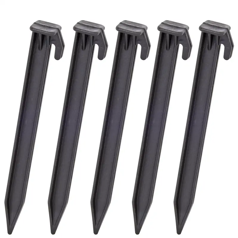 VOSS.farming 5x Heringe 15cm, Bodenanker für Weidenetze, schwarz Preis Gesenkt