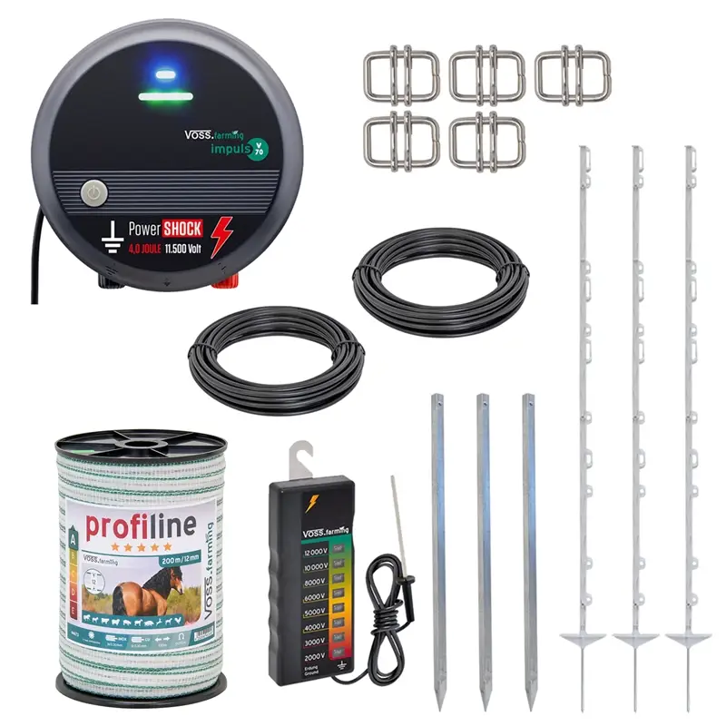 VOSS.farming Rehzaun für Garten mit Band 50 m (230 Volt) Beliebt