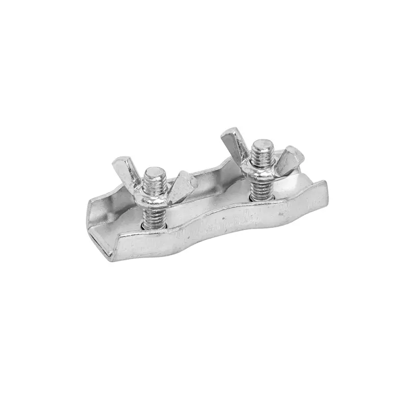 Garantierte Lieferung 4x VOSS.farming Duplex-Verbinder 6 mm, mit Flügelmutter (verzinkt)