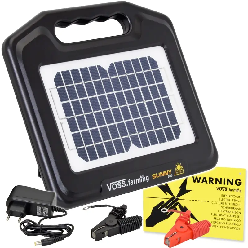 VOSS.farming Weidezaungerät "Sunny 800" Solar, inkl. Akku, extra stark Top-Angebot