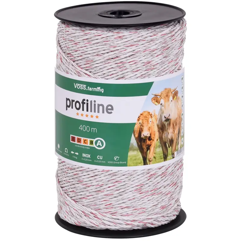 VOSS.farming Weidezaunlitze 400 m, 3x 0,25 Kupfer + 3x 0,20 Niro, weiß Angebot
