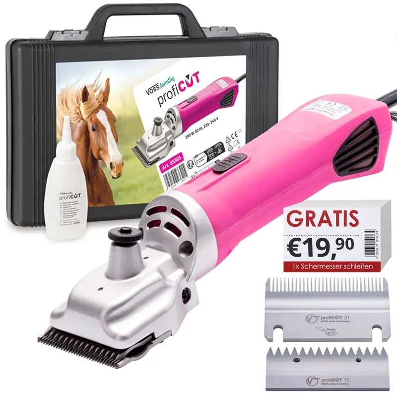 Angebot VOSS.farming profiCUT Pferde Schermaschine (pink)
