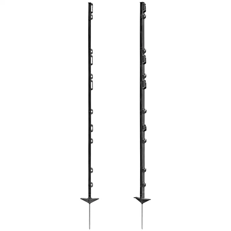 Markenware 20x VOSS.farming "farm 156" Weidezaunpfähle 156cm, schwarz