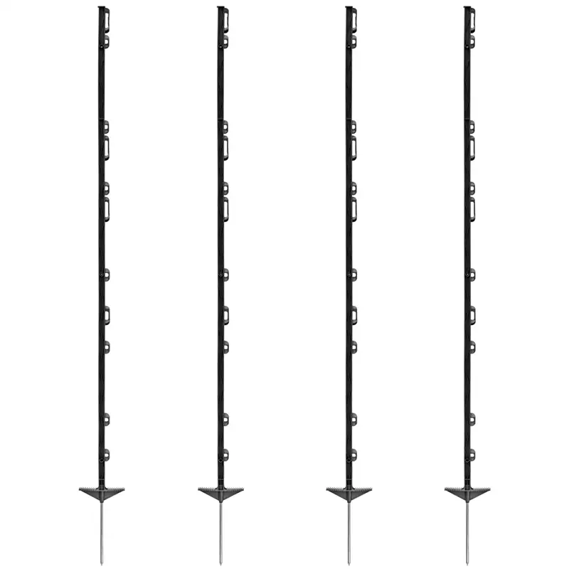 Schnäppchen 40x VOSS.farming "farm 156" Weidezaunpfahl 156cm, schwarz, AKTION!
