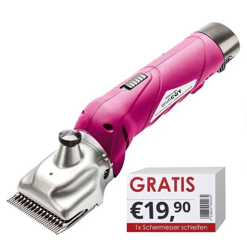 VOSS.farming "profiCUT go" Akku Rinder Schermaschine (pink) Top-Angebot