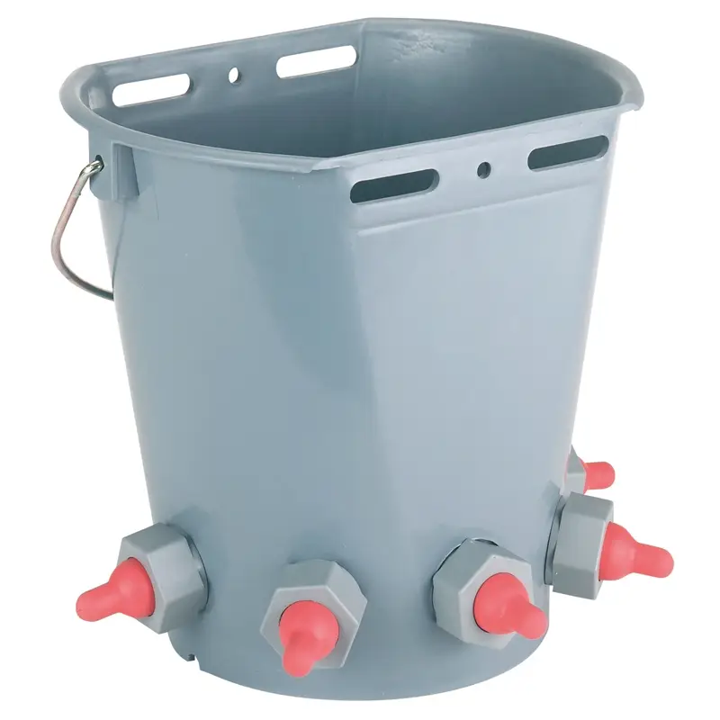 Bestseller KERBL Lammeimer mit 5 Saugern, 8 Liter