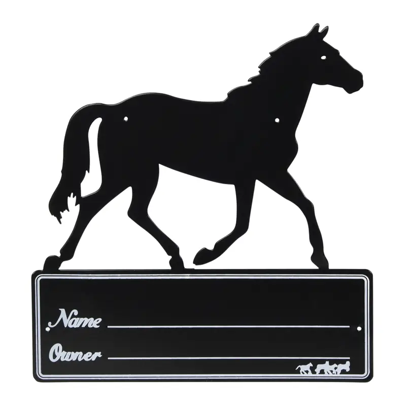 Günstig VOSS.farming Boxenschild - Pferdeform, Metall